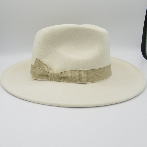 J. Crew 100% Wool Western Hat / Grosgrain Trim - Picture 2 of 9